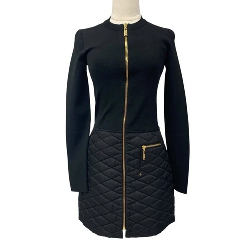 LOUIS VUITTON（LV） Abito Louis Vuitton nero oro zip trapuntato usato0