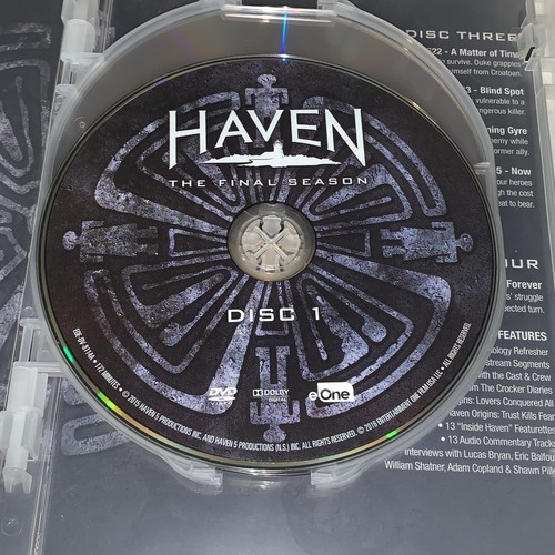 Haven The Final Season DVD 4 Disc Set Syfy Emily Rose Lucas Bryant Stephen King - Picture 4 of 9