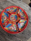 Divided Serving Platter 14"  (Perfect for any kind of party/fiesta) Lead free