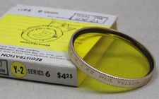 Series VI 6 41mm Drop-In Filter EDNALITE Y-2 K-2 Yellow B&W Contrast USA NEW OS