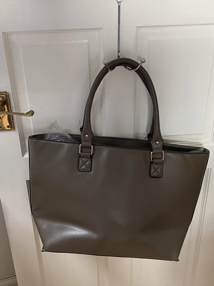 Taupe tote bag New Look - £8 - Image 2 of 2