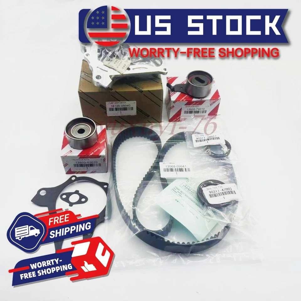 OEM For Toyota Camry Celica 87-01 2.0 2.2L 3SFE 5SFE Timing Belt Water Pump Kit - Image 2 of 4