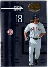2005 Leaf Certified Materials - Johnny Damon #73 - Boston Red Soxs