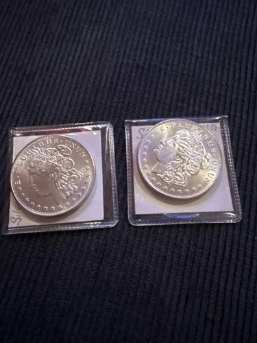 2 Morgan dollar design private-mint silver rounds