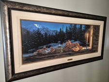 Stephen LYMAN Evening Light Giclee CANVAS Limited edition art Numbered COA