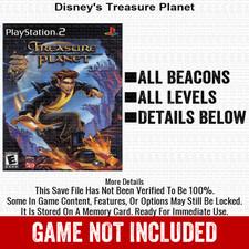 Disney s Treasure Planet 100 PS2 Memory Card All CHEATS ITEMS