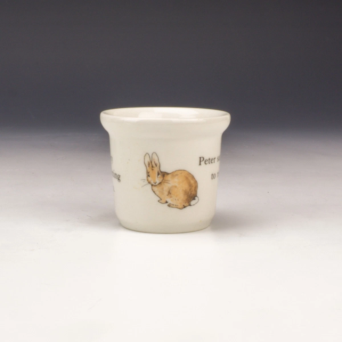 Wedgwood Pottery Egg Cup - Beatrix Potter Peter Rabbit