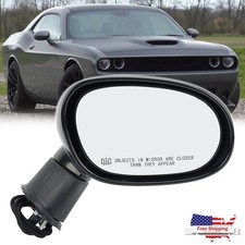 Mirror Passenger Right Side Heated For Dodge Challenger 2015-2019 5pe54dx8ad