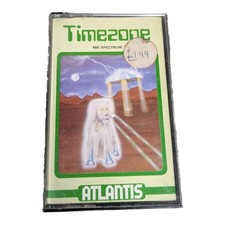 Timezone 48K Spectrum Cassette Game by Atlantis Software Used UK/PAL Tested