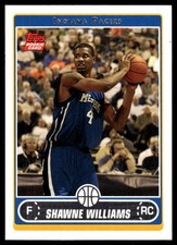 Shawne Williams 2006-07 Topps #222 Pacers NBA READ FREE SHIPPING AutographDen