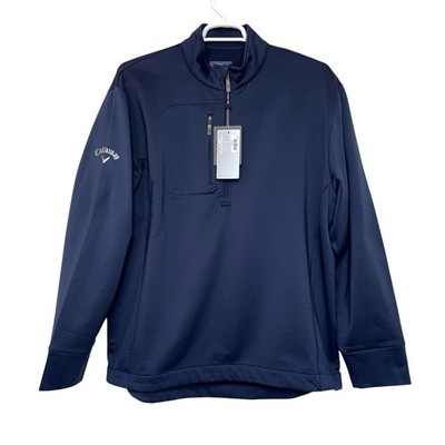 Callaway Men XL Weather Series Tundra Fleece 1/4 Zip Stretch Pullover Jacket NWT