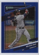 2021 Panini Donruss Holo Blue Nelson Cruz #120 1g2w