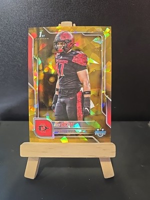 2025 Bowman Chrome U Sapphire Tre White Gold Sapphire 50/50 (BOOKEND) - SDSU
