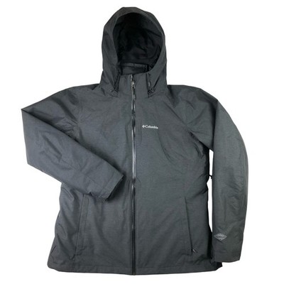 Columbia Whirlibird Interchange 3 In 1 Womens XL Black Ski Snowboard Jacket