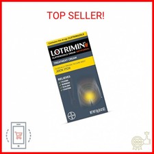 Lotrimin AF Jock Itch, Jock Itch, and Athlete's Foot Cream, 0.42 Ounce Pack of