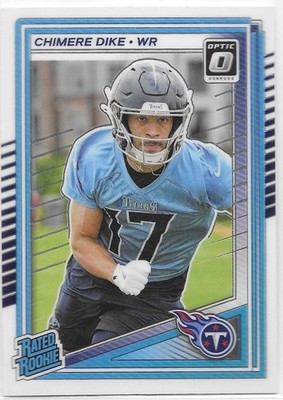 2025 Panini Optics - Rated Rookie Chimere Dike #387 (RC)