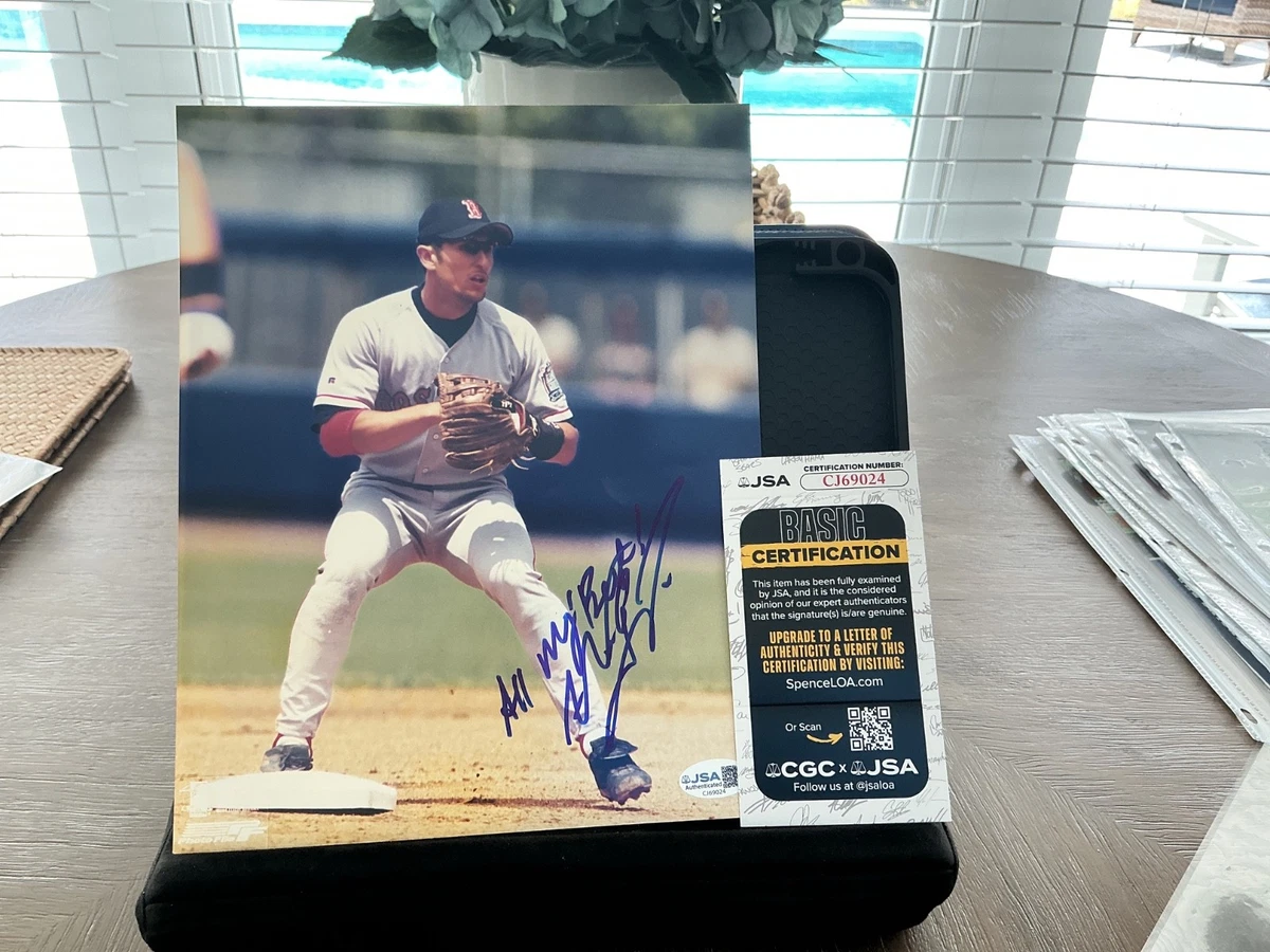 Nomar Garciaparra Boston Red Sox MLB Original Autographed Items 