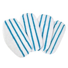 Gionar 4 St&uuml;ck waschbare Dampfmopp-Pads f&uuml;r PurSteam ThermaPro 10 in 1 blau & wei&szlig;