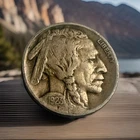 1923 Buffalo Nickel With Partial  Horn Scarce Better Date # BN 1923 PHSBD