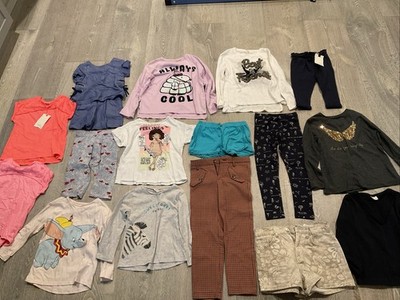 Zara Kids Shirts Pants Shorts Romper 16 Pieces Disney Dumbo Snoopy