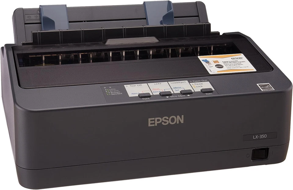 Epson C11CC24001 Dot Matrix Printer - Black NO POWER - Image 3 of 3