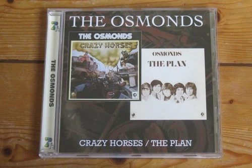 The OSMONDS - Crazy Horses / The Plan - 2 albums on 1 Cherry Red 7T's CD