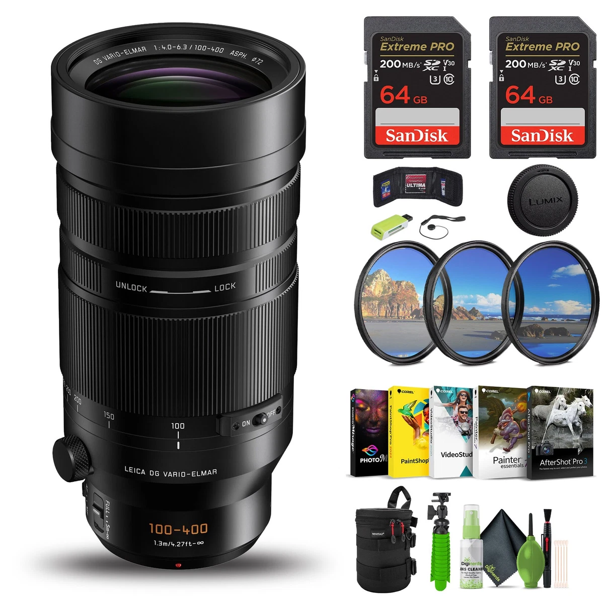 Panasonic LUMIX 100-400mm Focal Camera Lenses for sale | eBay