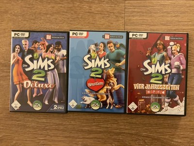 Sims 2 Deluxe Haustiere und Vier Jahreszeiten PC Spiel