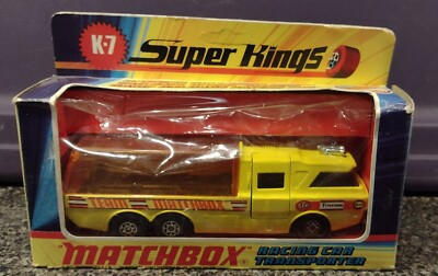 Vintage Matchbox Super Kings K7 Racing Car Transporter. 1972
