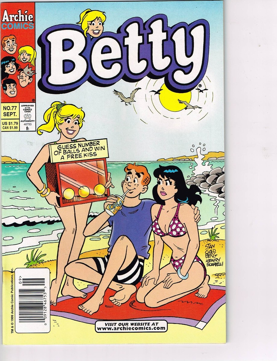 Vintage Comic Book ARCHIE Series BETTY No. 77 Sept. 1999 Beach GGA