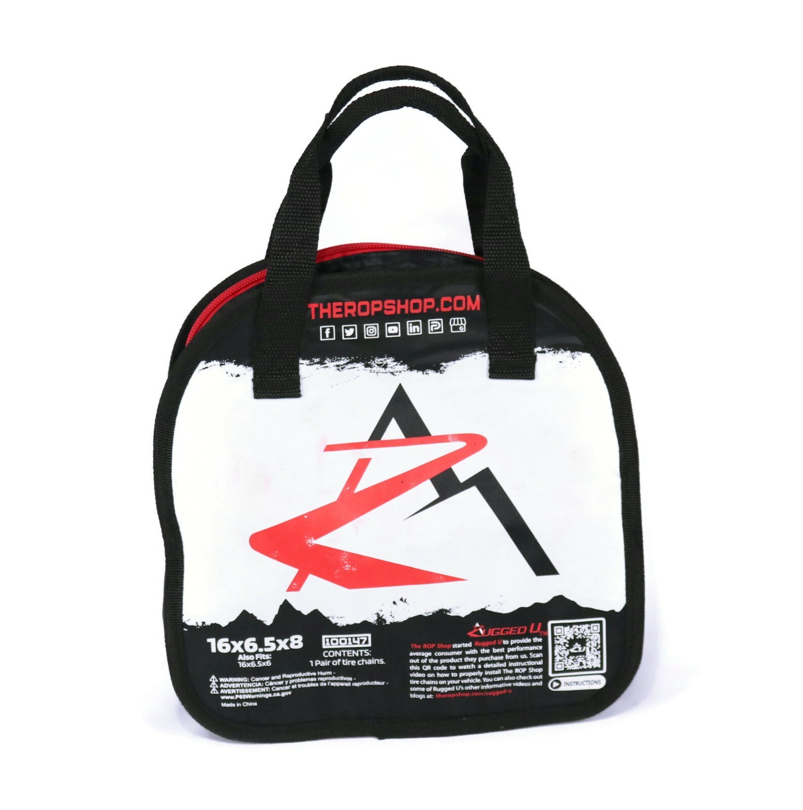 Pair of 2 Link Tire Chains 17x8x8 for Sears Craftsman Lawn Mower & Snow