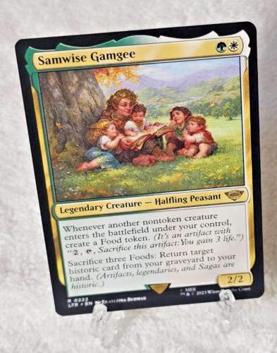 MTG Samwise Gamgee #222 Lord of the Rings Tales of Middle-Earth Rare NM - Picture 1 of 5