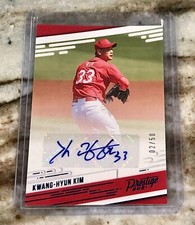2021 Panini Chronicles Kwang-Hyun Kim 02 /50 Prestige Autograph