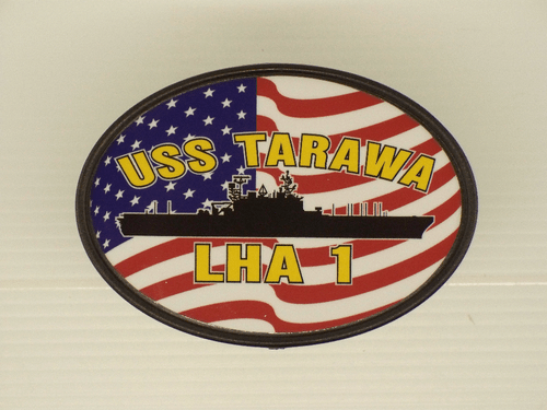 USS TARAWA LHA 1 Hitch Cover Military USN U S Navy - Picture 2 of 4