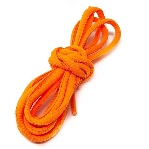 Nuevo Cordones Ovalados para Zapatos Cuerdas Naranja Neón 40" Seguridad Atlético Repuesto 4 Pares - Imagen 3 de 6