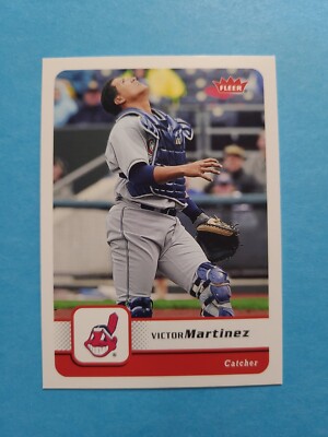 VICTOR MARTINEZ 2006 FLEER BASEBALL CARD # 176 G1861