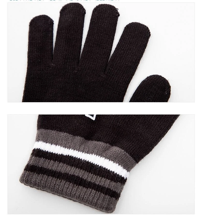 Mizuno Knit Gloves (YB50209) Outdoor Sports Training Lightweight Winter Soccer Foto 3 de 3