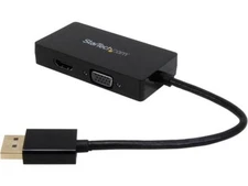 StarTech.com DP2VGDVHD Travel A/V adapter: 3-in-1 DisplayPort to VGA DVI or HDMI