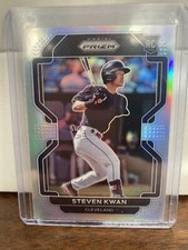 Steven Kwan 2022 Prizm Baseball Base Silver #51  - Cleveland Indians