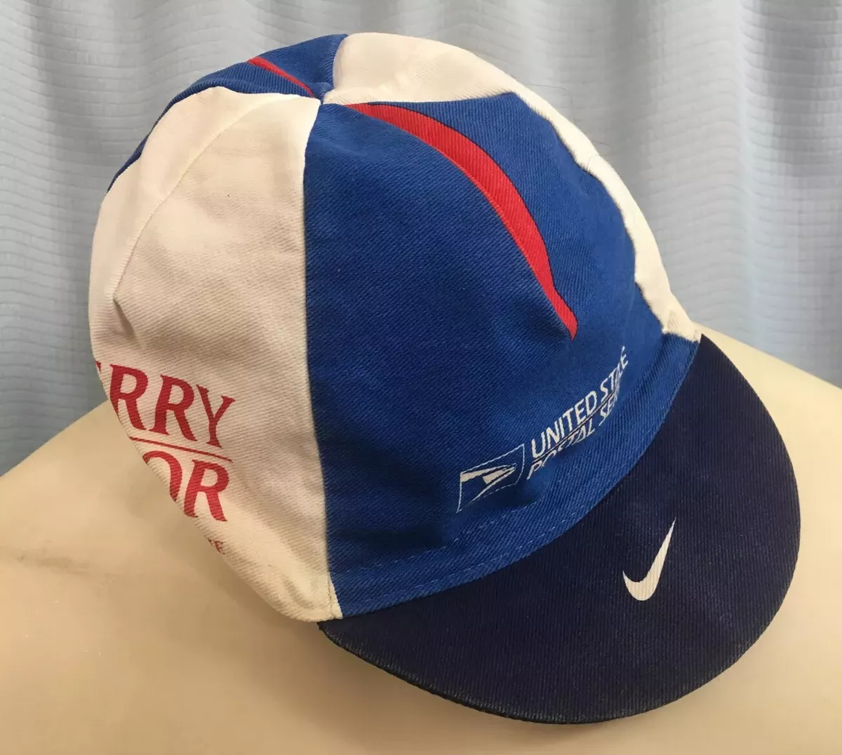 NIKE ITALY United States Postal USPS Pro Cycling Team Cap Hat LANCE  ARMSTRONG