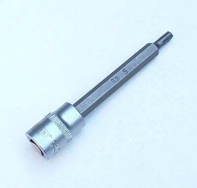 Draper Expert M5 Ribe Spline Steckschlüssel Bit 3/8'' Dr. Long Deep Reach Werkzeug inkl MwSt