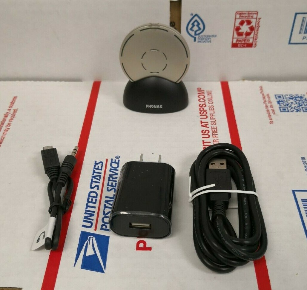 Phonak Roger Select, Charging Base, & Cables eBay