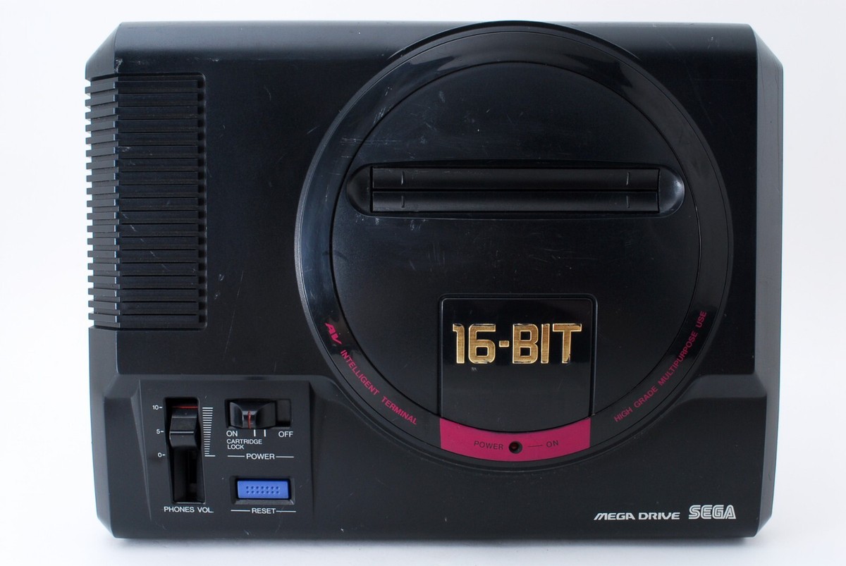 Sega Genesis Mega Drive MD Console HAA-2510 Black w/Out Run Sega Genesis Mega Drive MD Console HAA-2510 Black w/Out Run