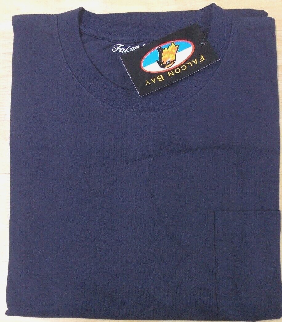 Falcon Bay Short Sleeve Pocket Tee, XLT - 7X/8X Big and Tall