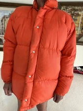 heavy down coat, Mountain Products Corp, mens medium