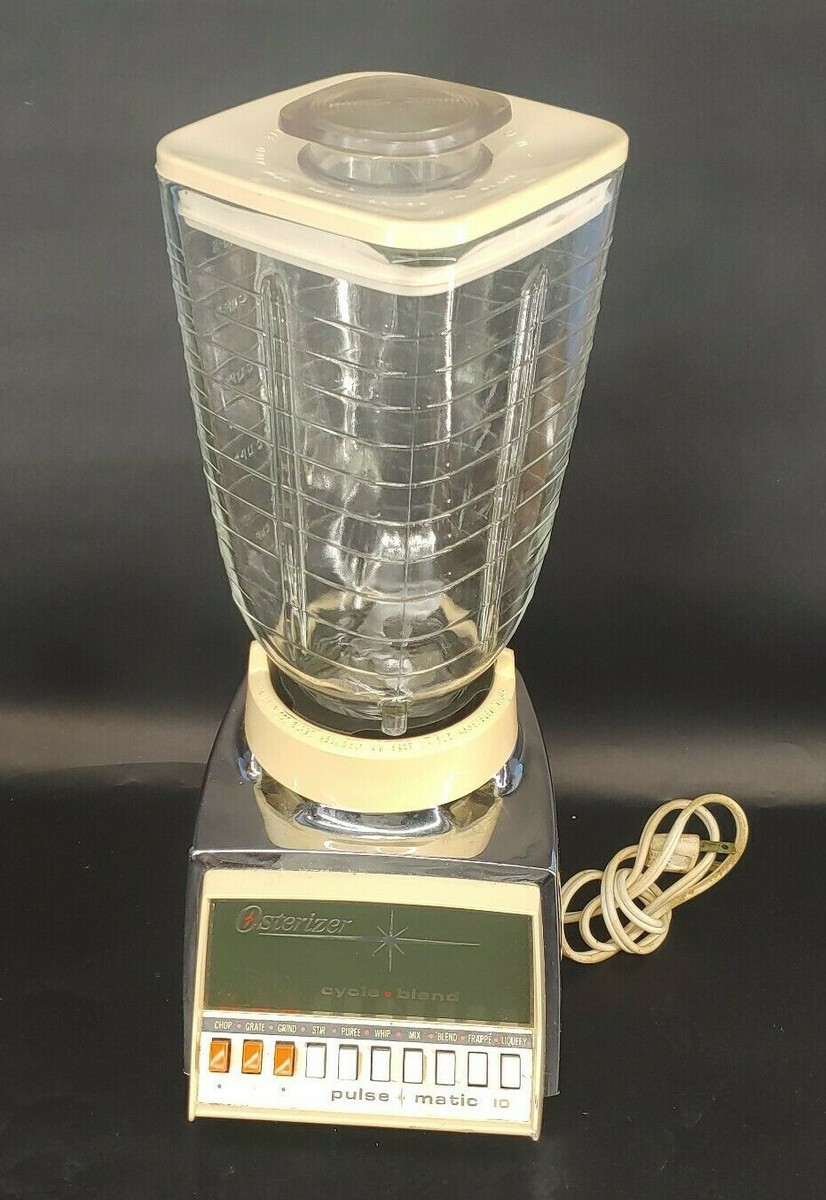 Vintage Oster Osterizer Pulse Matic 10 Speed Blender Made in The