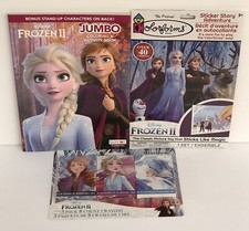 Disney Frozen II Jumbo Coloring Activity Book, Crayons Sticker Story Elsa