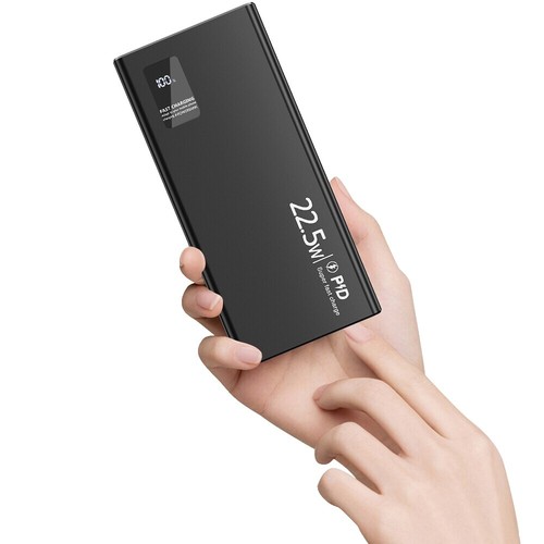 2 Power Bank Miady 10000 MAh – Sottili E Leggeri Con USB-C Input/Output E 2 Porte USB – Per IPhone, Samsung, IPad