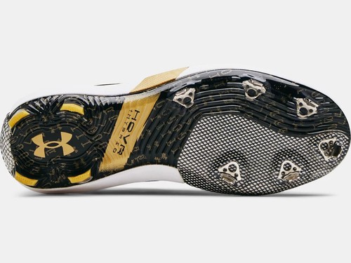 Botines de béisbol Under Armour para hombre UA Harper Low ST de metal para adultos negros talla 12 - Imagen 5 de 5