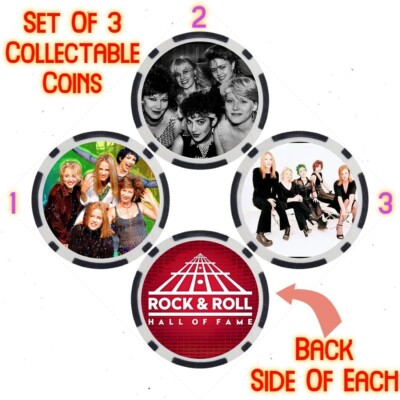 GO-GO'S - ROCK & ROLL HALL OF FAME - COLLECTABLE COIN SET